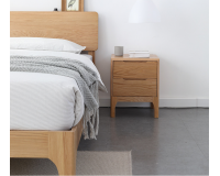 Nordic Natural Solid oak Bedside Table